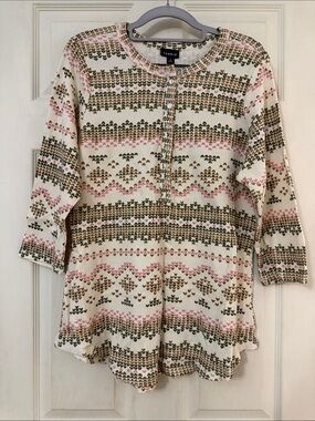 NWOT Torrid Waffle 3/4 Sleeve Tunic Top Sz 1, 1X, 14-16